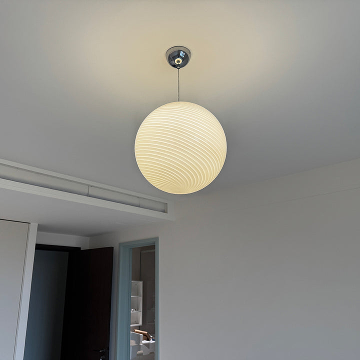 Candy shaped glass pendant lamp 30