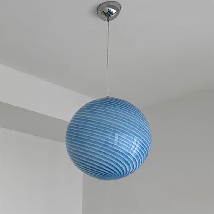 Candy shaped glass pendant lamp 34