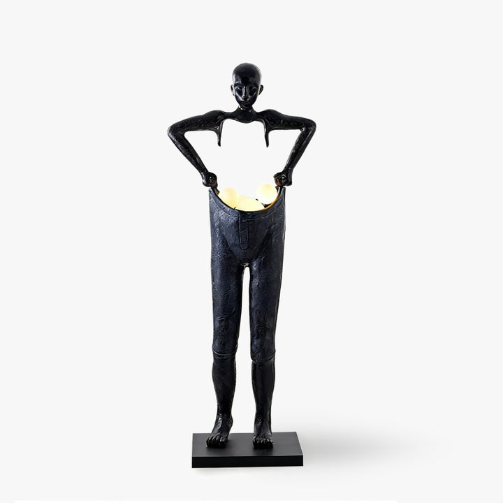 Carrying Pants Sculpture Floor Lamp 1