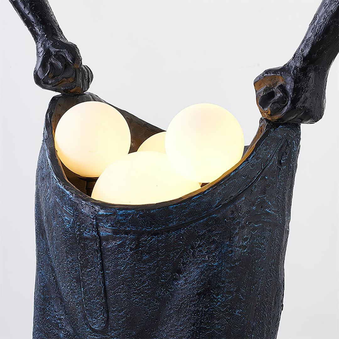 Carrying Pants Sculpture Floor Lamp 9