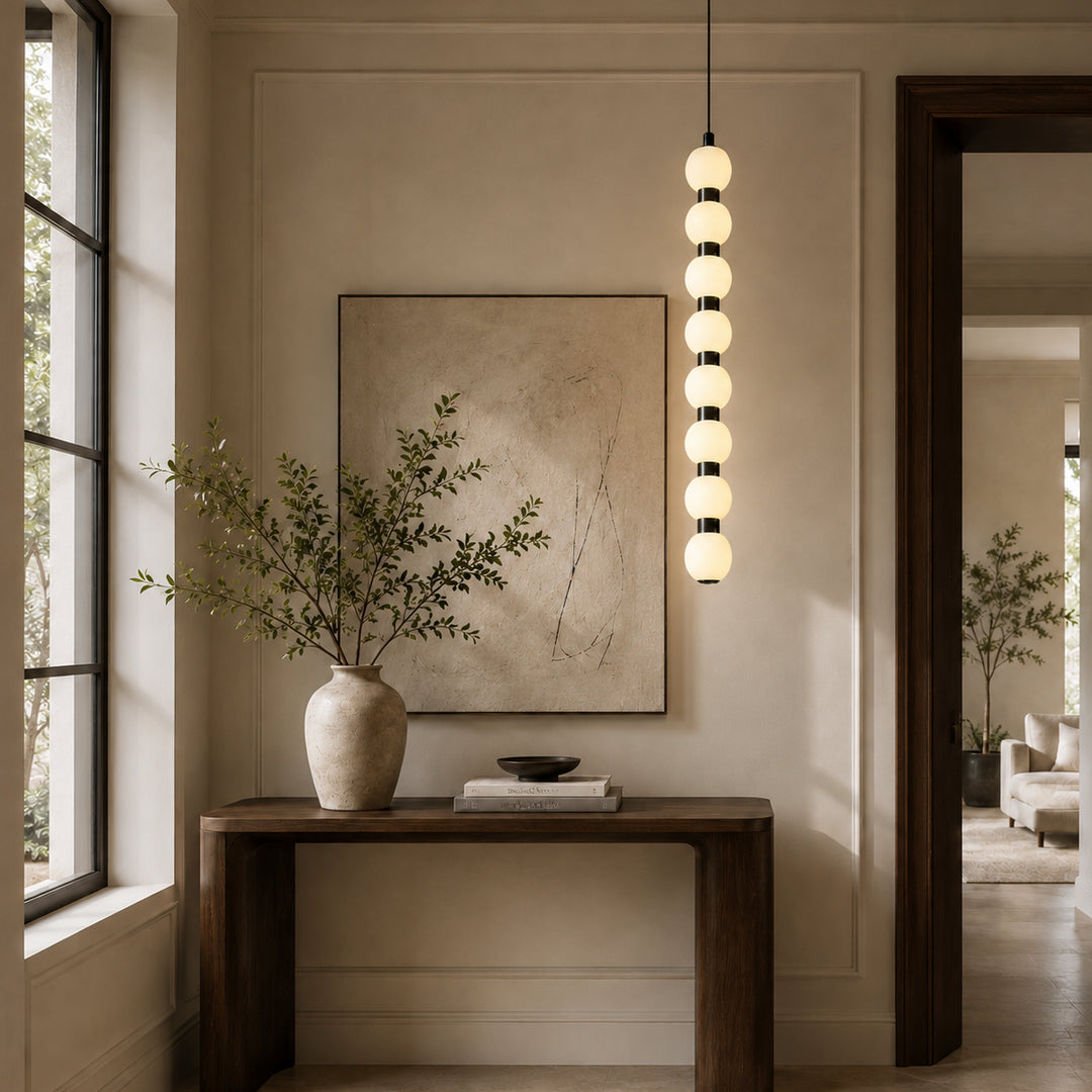 Cavelle Vertical Globe Pendant Lamp 10
