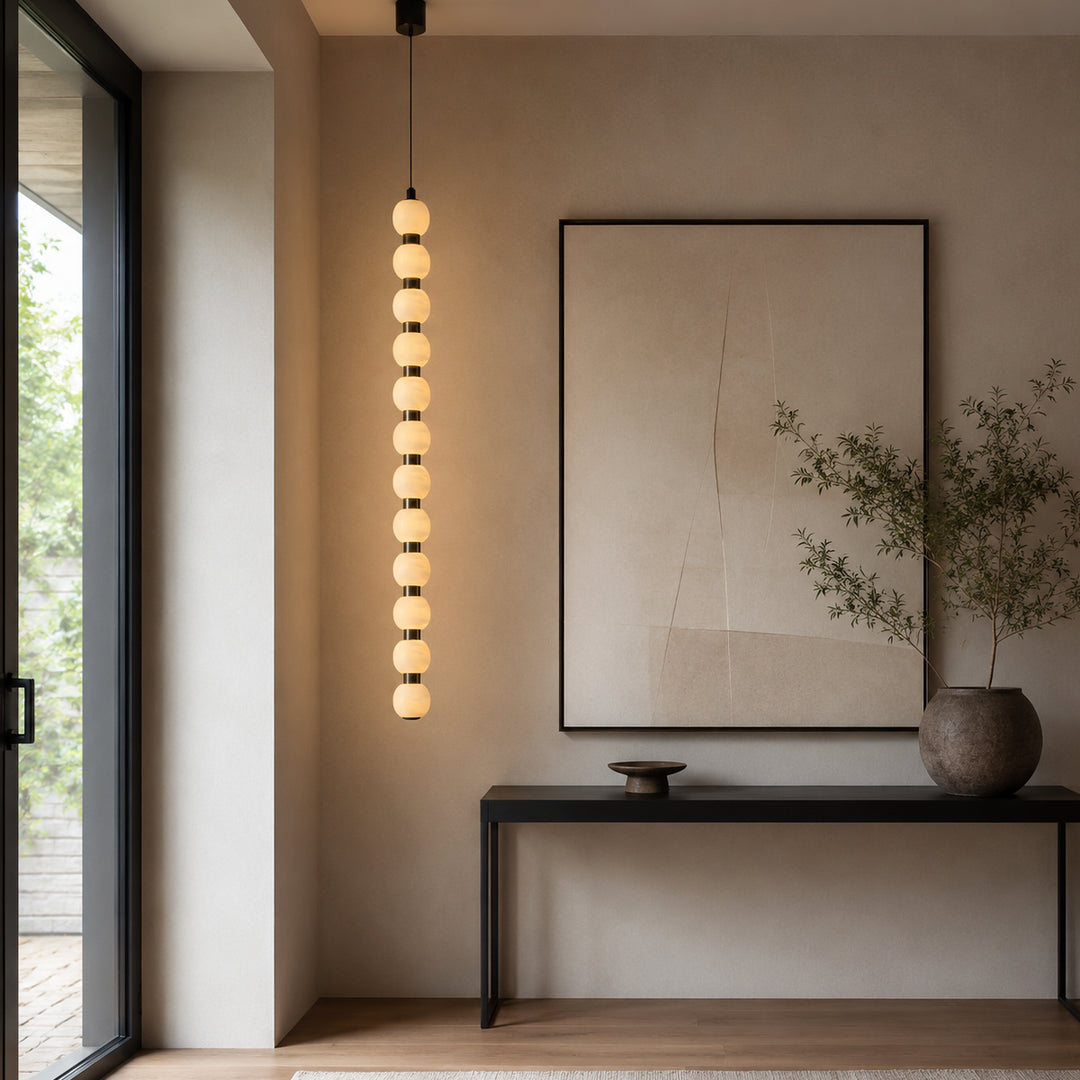 Cavelle Vertical Globe Pendant Lamp 11