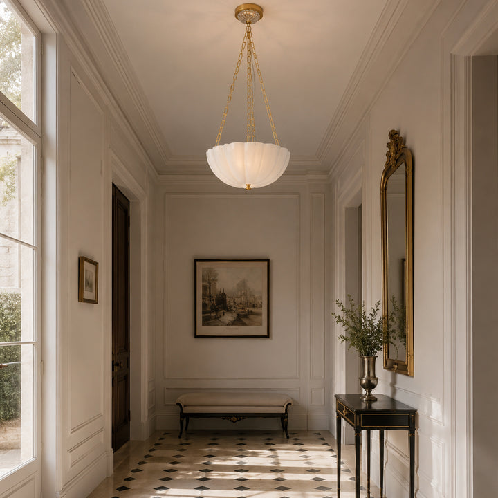 Cavelune Glass Bowl Chandelier 11
