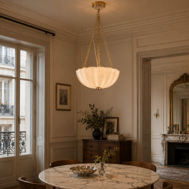 Cavelune Glass Bowl Chandelier 4