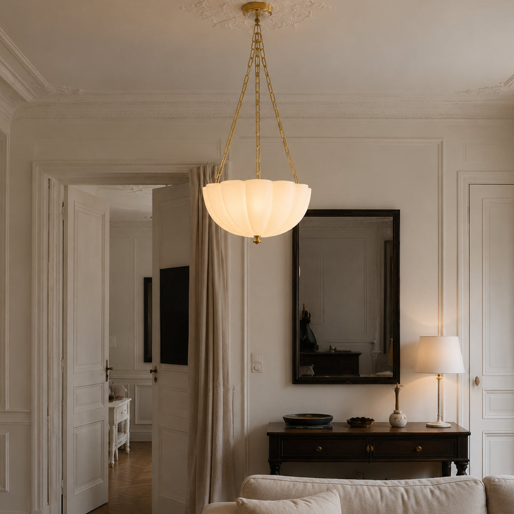 Cavelune Glass Bowl Chandelier 6
