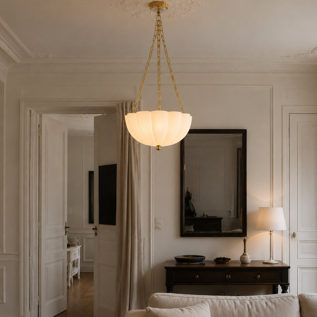 Cavelune Glass Bowl Chandelier 6