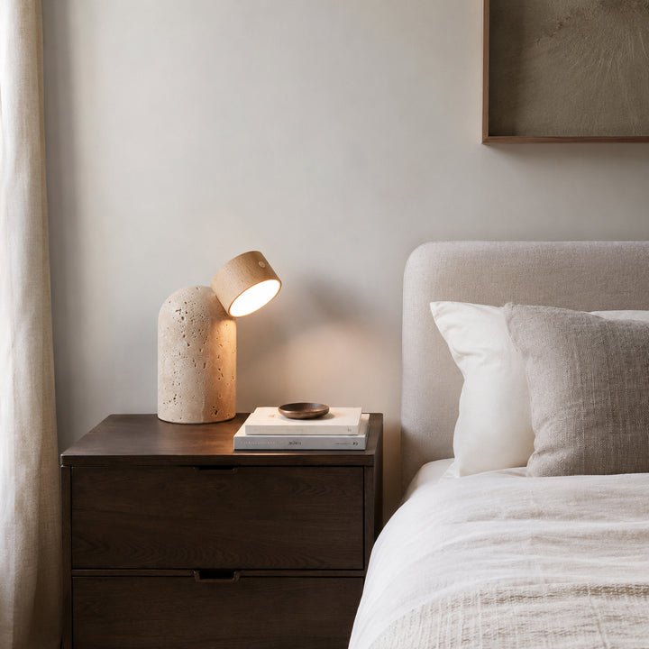Caviren Travertine Table Lamp 6