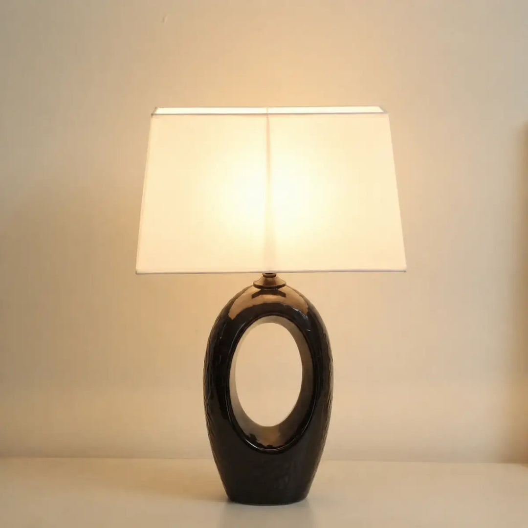 Cavo Black Ceramic Table Lamp 12