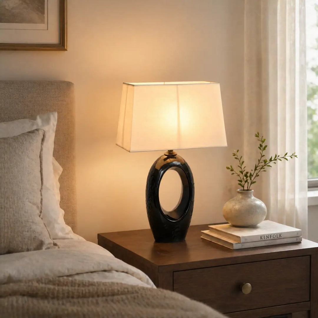 Cavo Black Ceramic Table Lamp 2