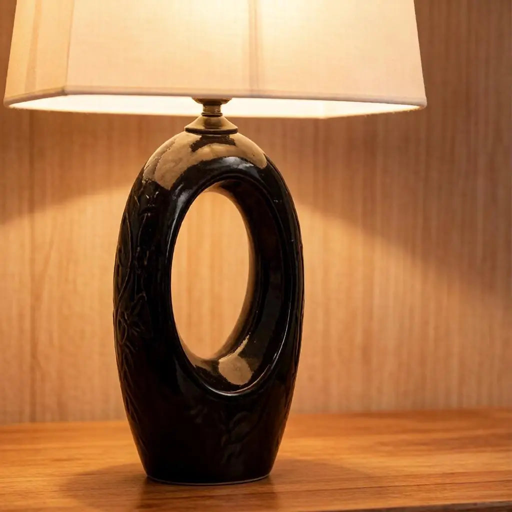 Cavo Black Ceramic Table Lamp 9
