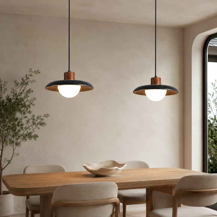Cavreno Black Dome Pendant Light 2