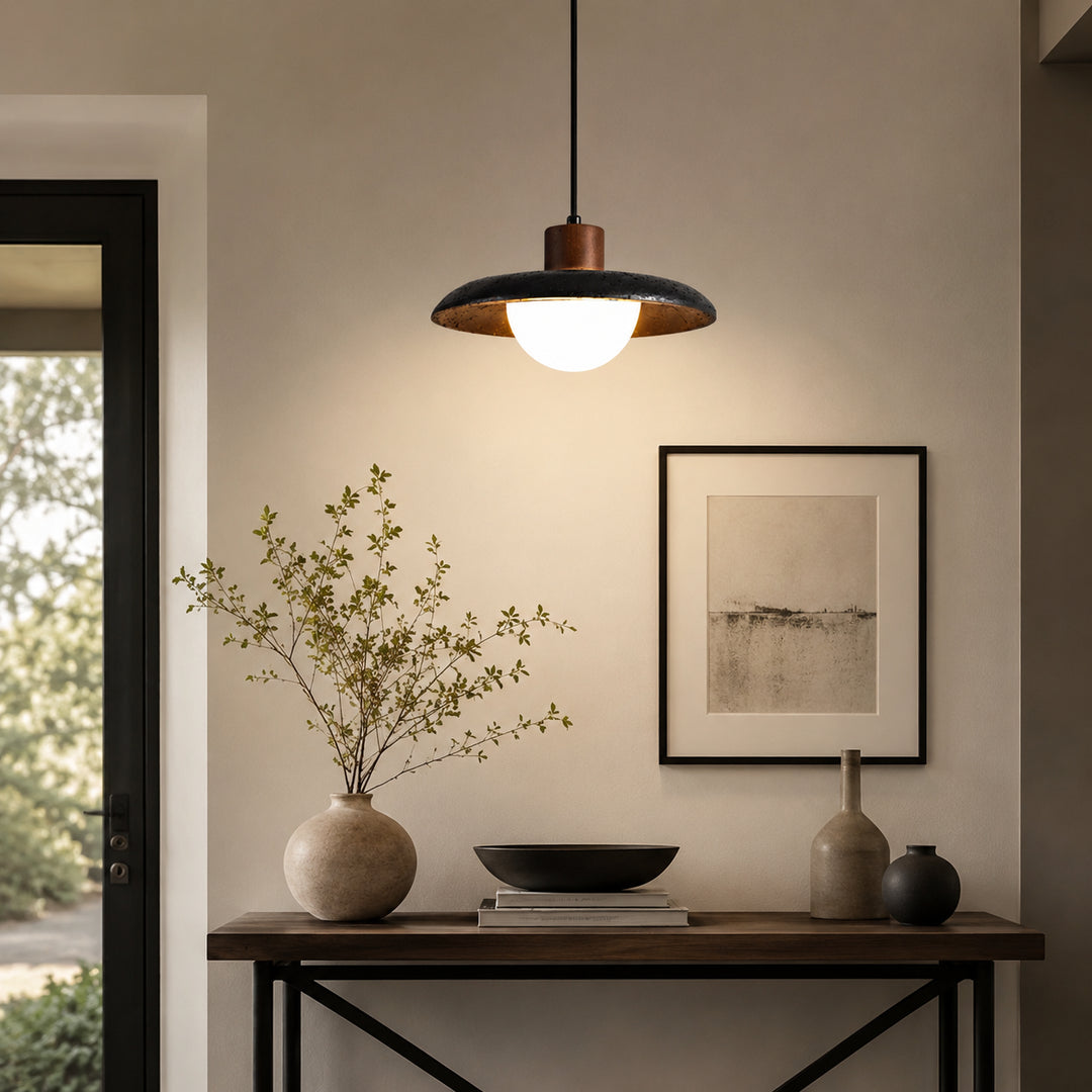 Cavreno Black Dome Pendant Light 5