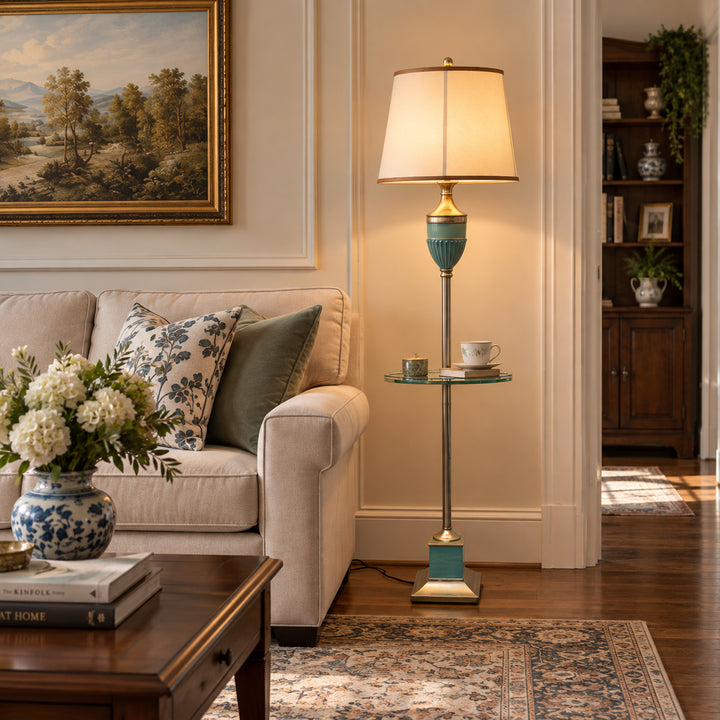 Cazden Tray Table Floor Lamp 8