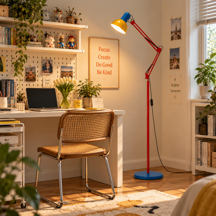 Cazvori Swing Arm Floor Lamp 4