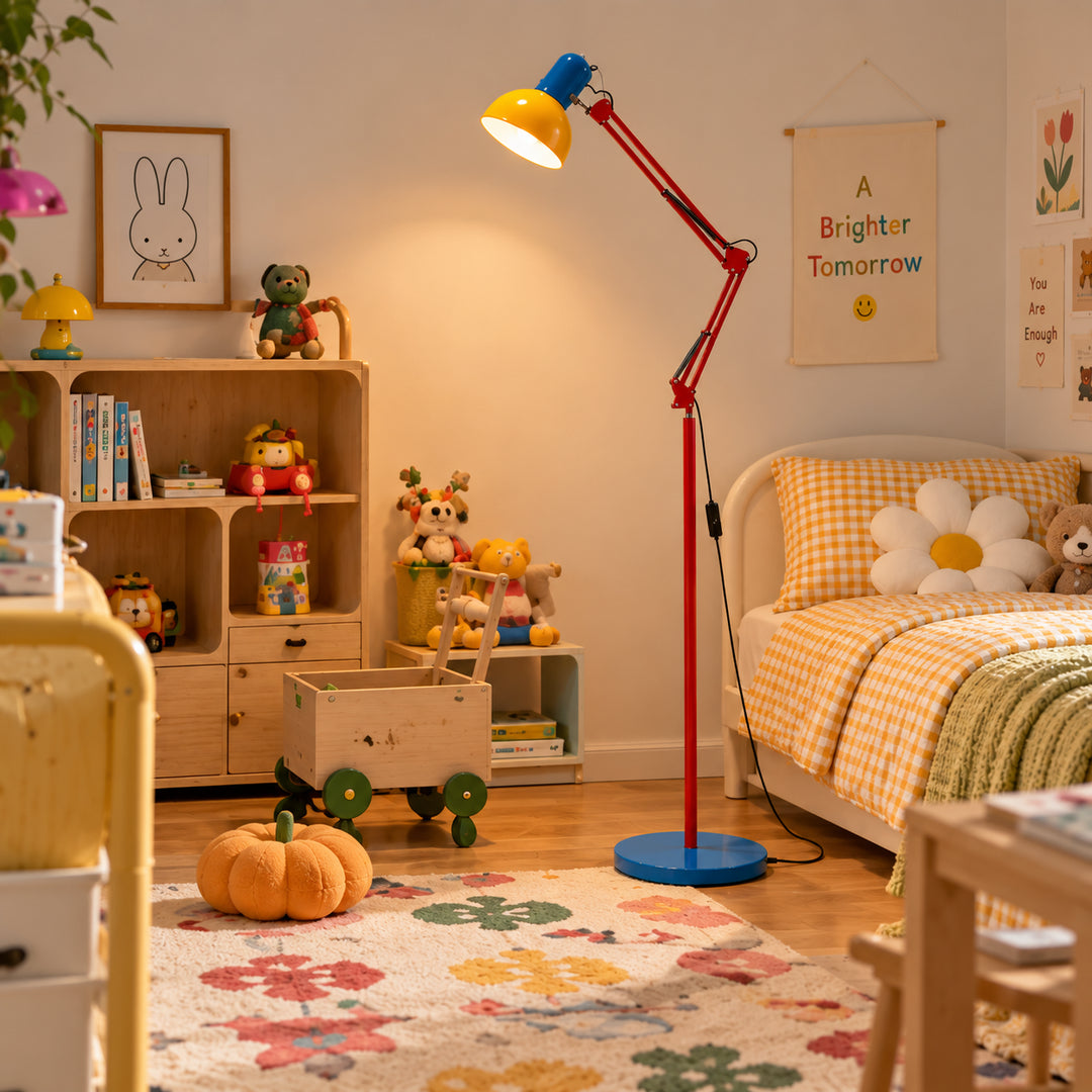 Cazvori Swing Arm Floor Lamp 5