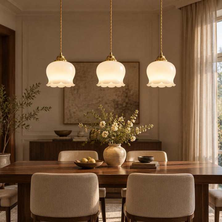Celmorin Three Headed Long Chandeliers 8