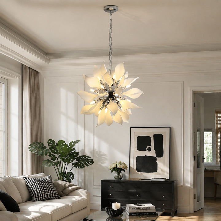Ceramic Explosion Floral Chandelier 5
