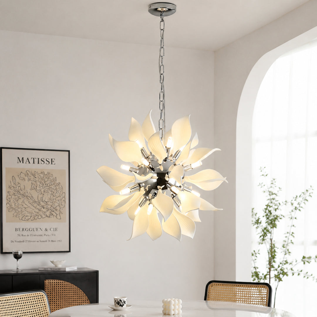 Ceramic Explosion Floral Chandelier 7
