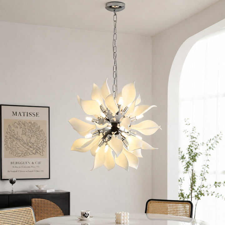 Ceramic Explosion Floral Chandelier 7