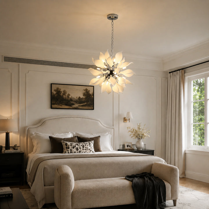 Ceramic Explosion Floral Chandelier 8