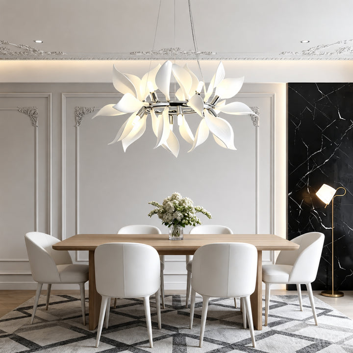 Ceramic Floral Petal Chandelier 1