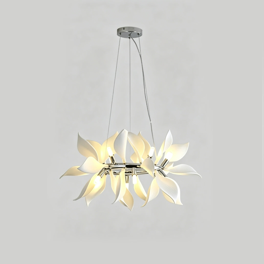 Ceramic Floral Petal Chandelier 10