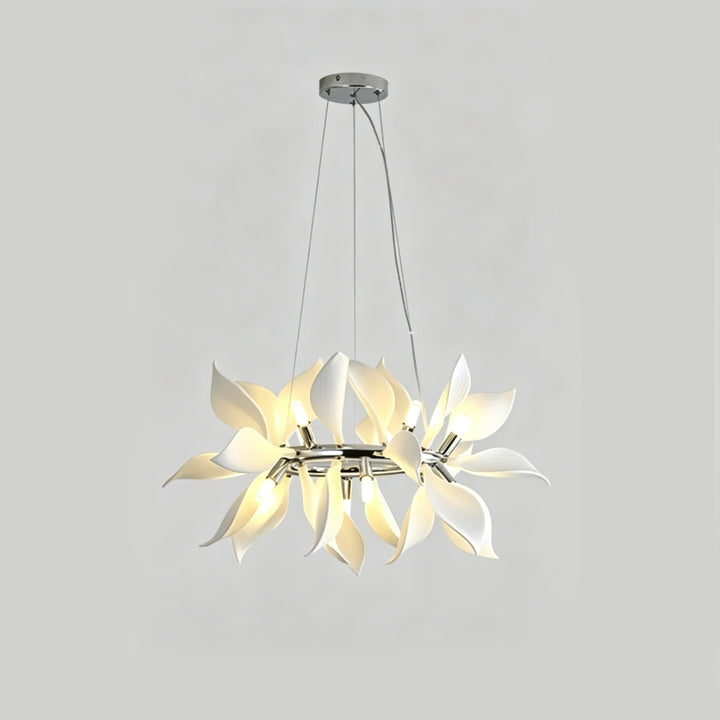 Ceramic Floral Petal Chandelier 10