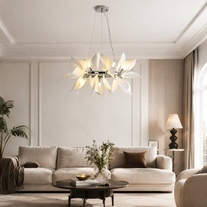 Ceramic Floral Petal Chandelier 11