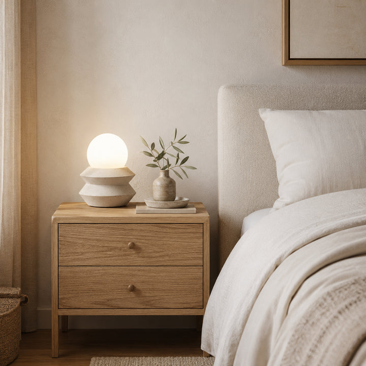 Cevrano Travertine Table Lamp 3