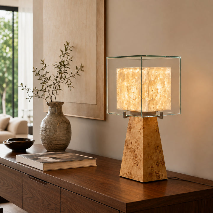 Cevraya Capiz Shell Table Lamp 2