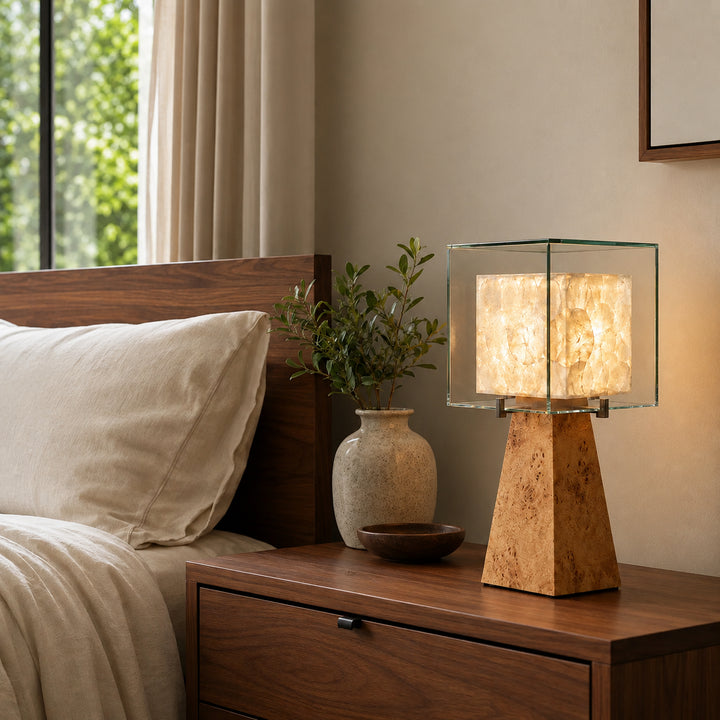 Cevraya Capiz Shell Table Lamp 3