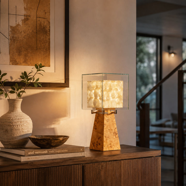 Cevraya Capiz Shell Table Lamp 5