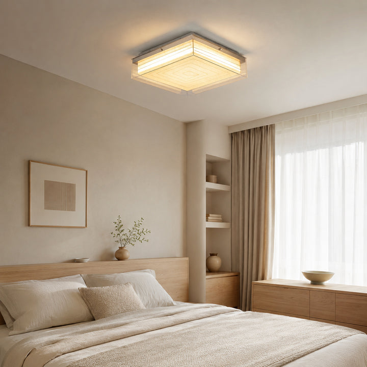 Cevrila Glass Cube Ceiling Lamp 1