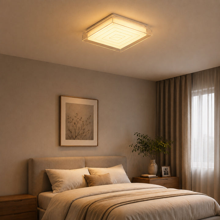 Cevrila Glass Cube Ceiling Lamp 5