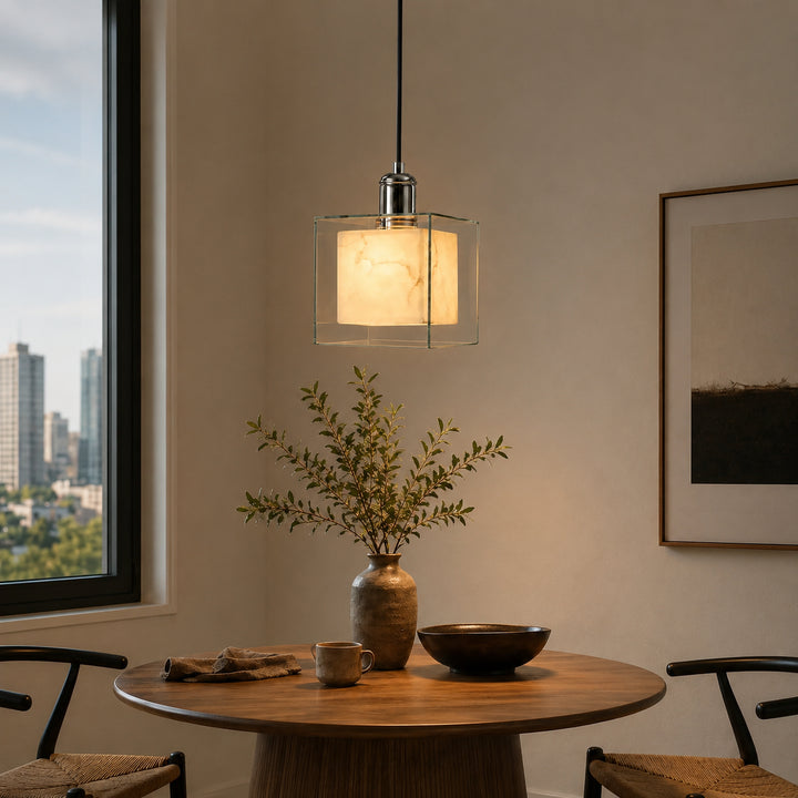 Cevrila Glass Cube Pendant Light 10