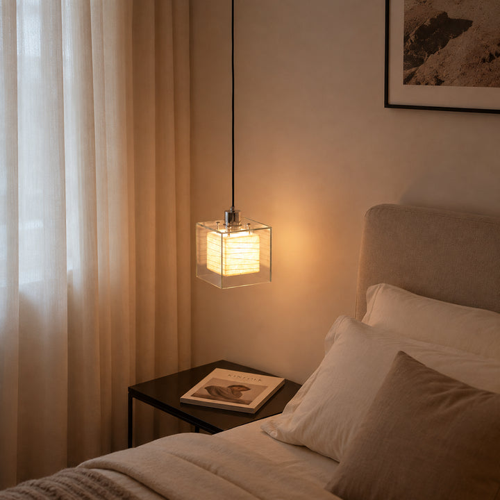 Cevrila Glass Cube Pendant Light 4
