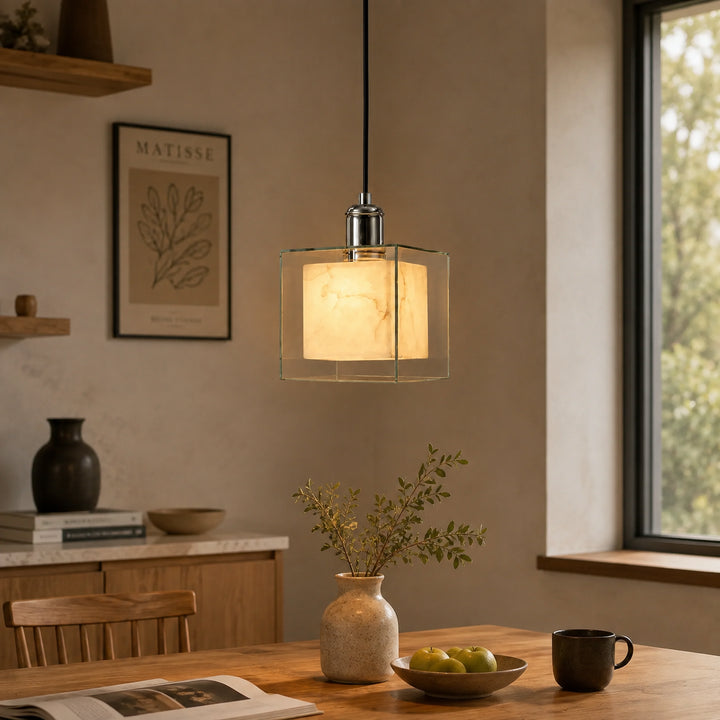 Cevrila Glass Cube Pendant Light 9
