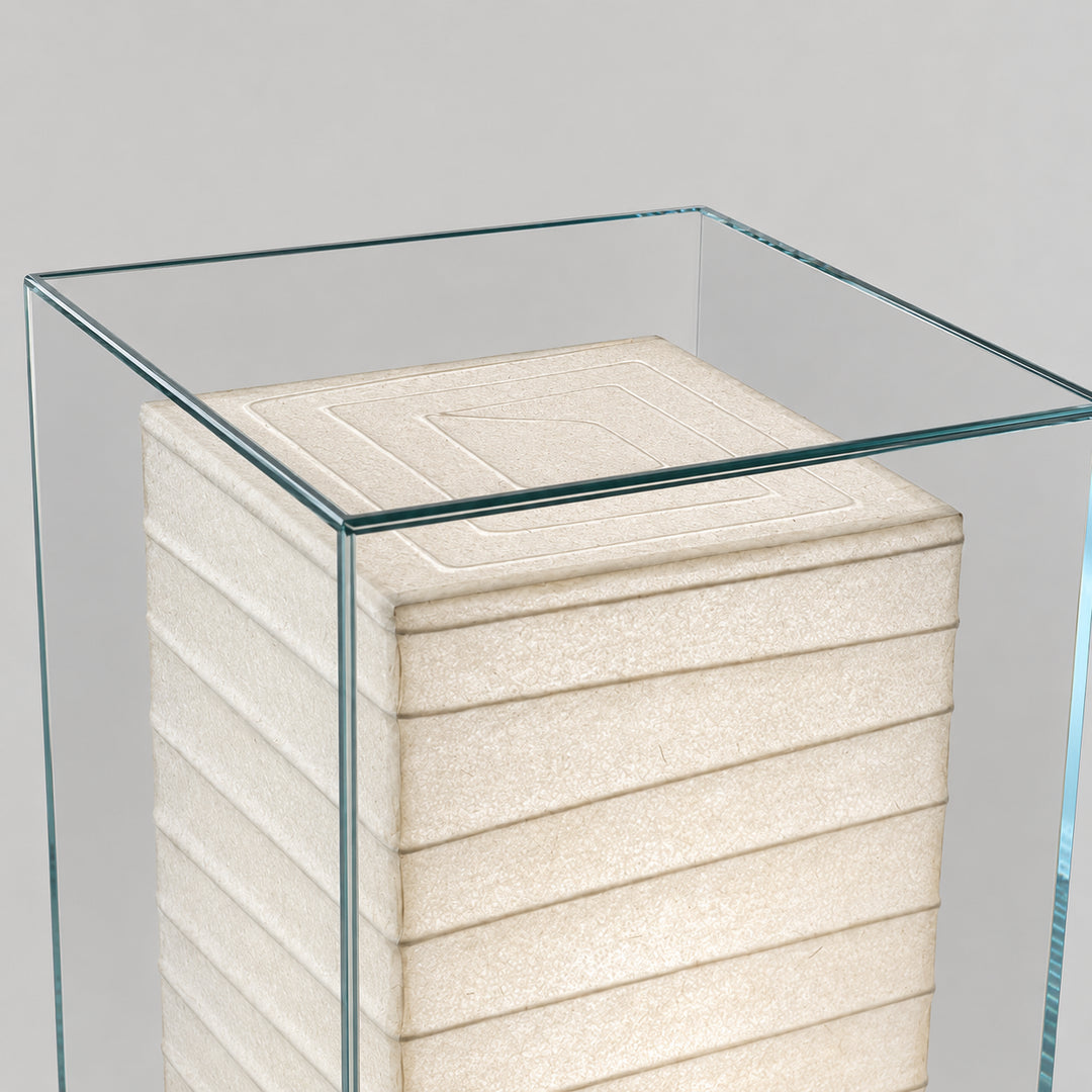 Cevrila Glass Cube Table Lamp 10