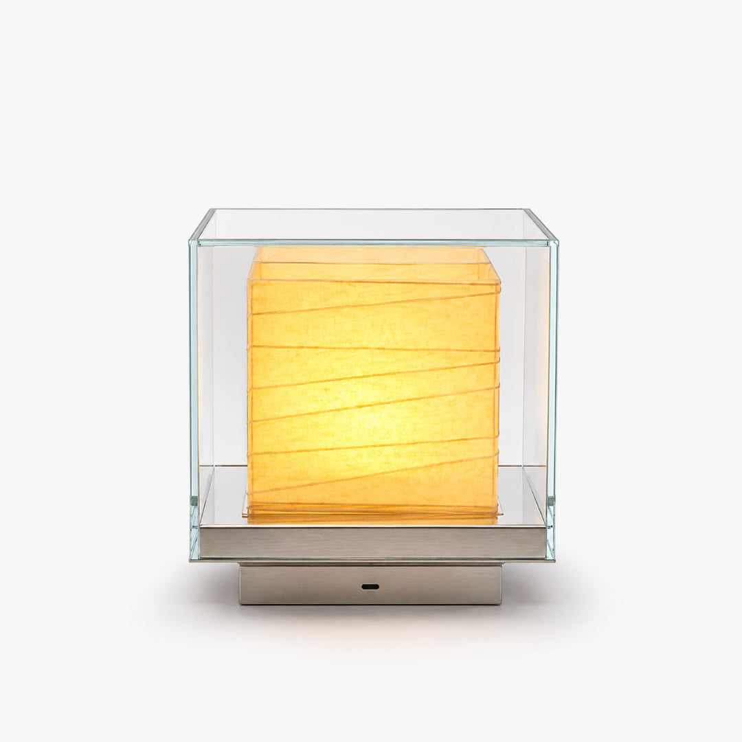 Cevrila Glass Cube Table Lamp 7