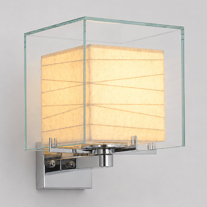 Cevrila Glass Cube Wall Lamp