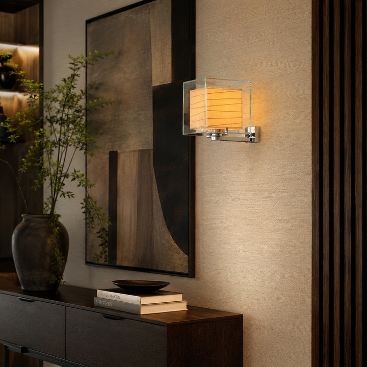 Cevrila Glass Cube Wall Lamp