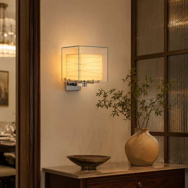 Cevrila Glass Cube Wall Lamp