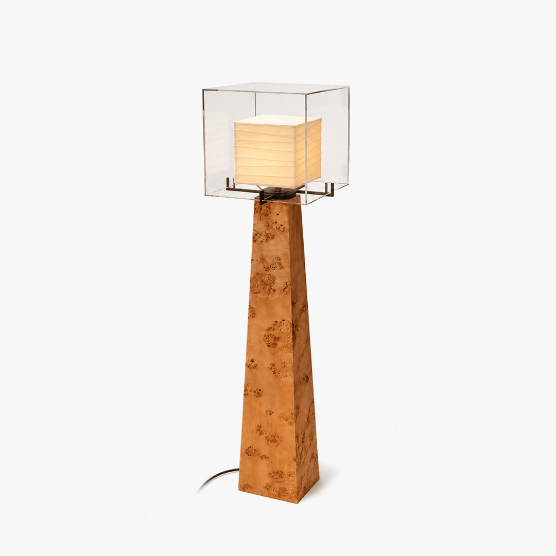Cevrune Burl Wood Floor Lamp 7