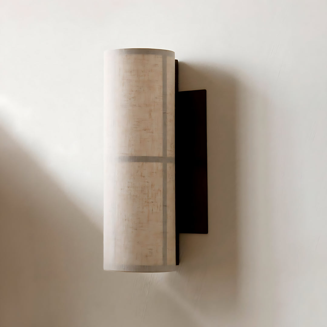 Chinese-Style Cylindrical Wall Lamp