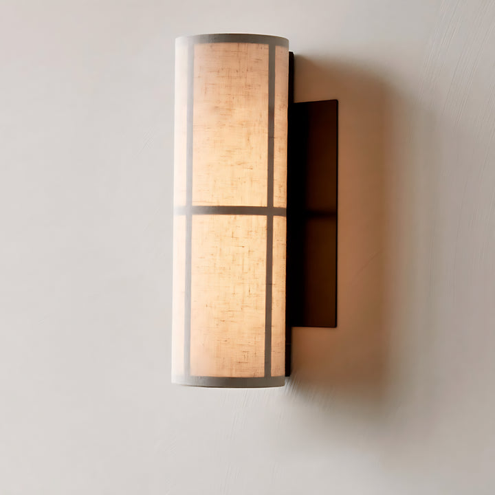 Chinese-Style Cylindrical Wall Lamp