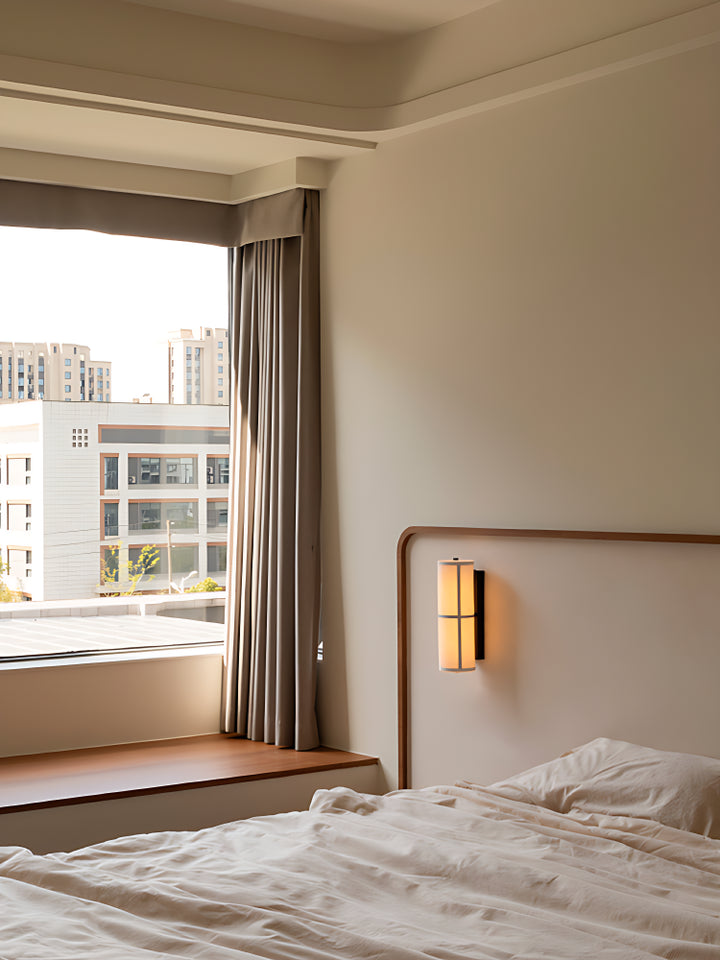 Chinese-Style Cylindrical Wall Lamp