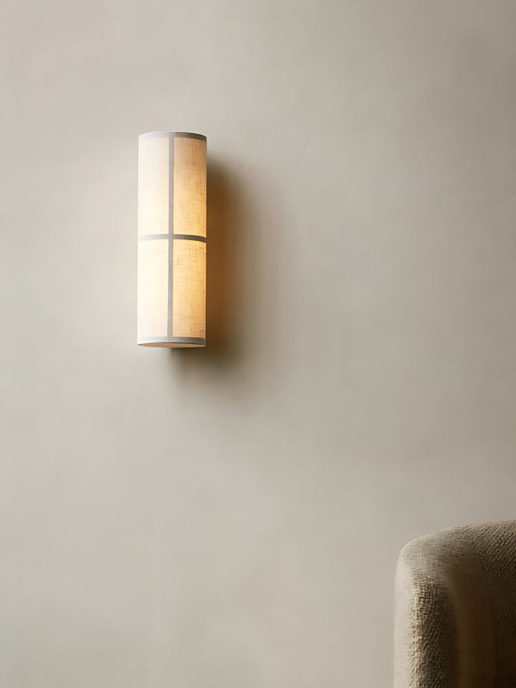 Chinese-Style Cylindrical Wall Lamp