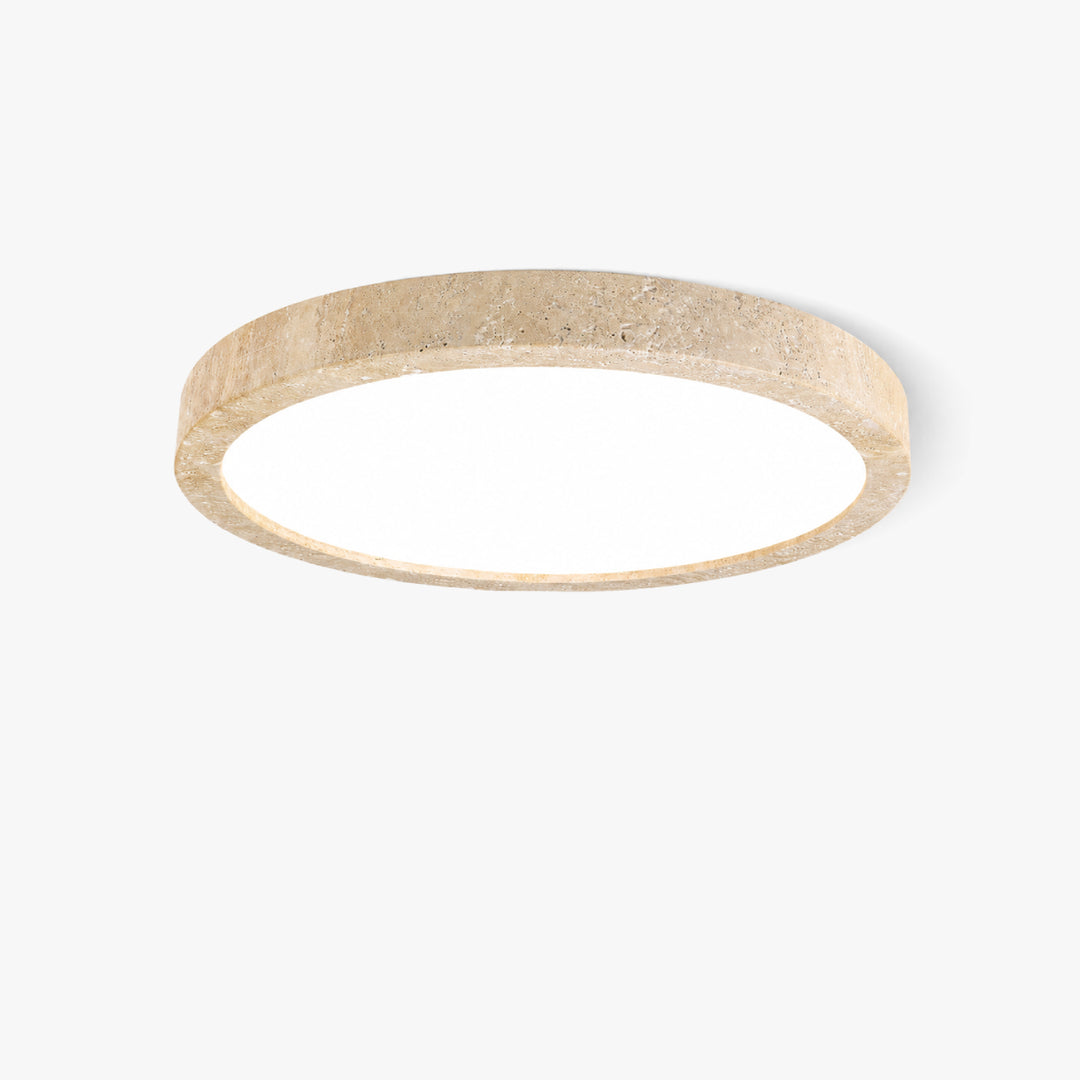 Cirvan Travertine Ring Ceiling Lamp 10