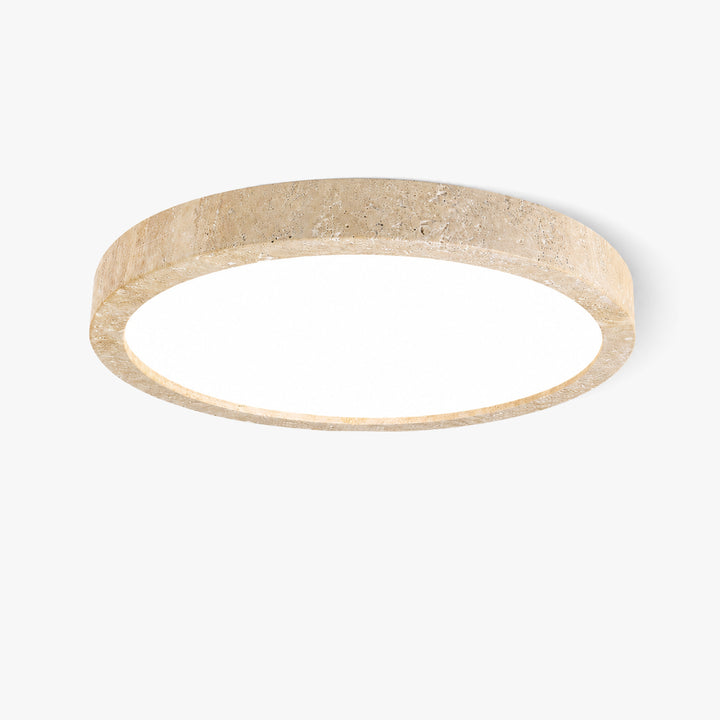 Cirvan Travertine Ring Ceiling Lamp 9