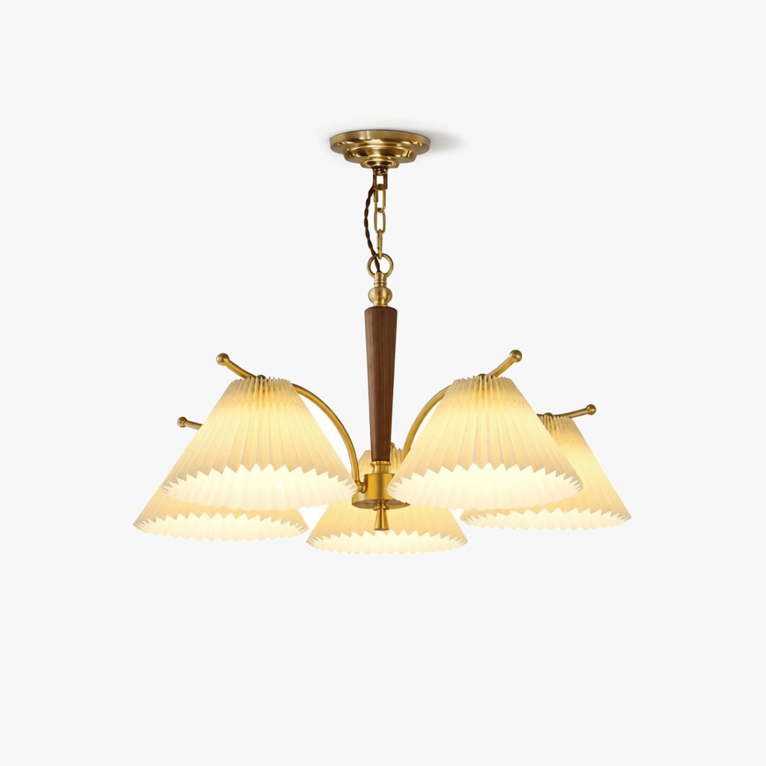 Classic Pleated Chandelier 1